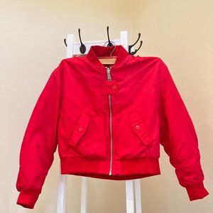 NWOT Maje X Schott Bomber Jacket, Size S